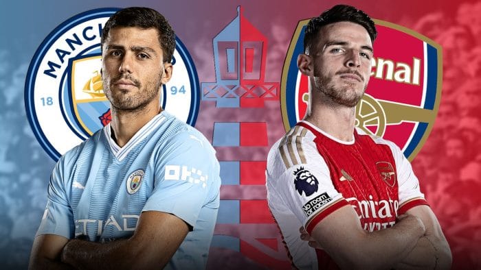 Man City x Arsenal: Rodri enfrenta Declan Rice em uma batalha importante no meio-campo na corrida pelo título da Premier League